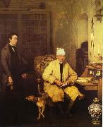 Sir David Wilkie The Letter of Introduction oil painting on canvas
